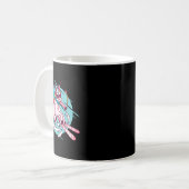 Mug Skis, ski alpin, Licorne (Devant gauche)