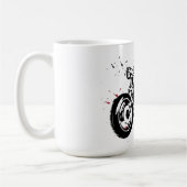 Mug Skull Biker avec casque American Flag (Gauche)