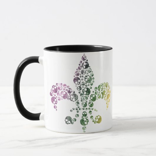 Mug Skull Fleur De Lis (Gauche)