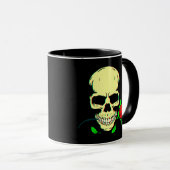 Mug Skull N Roses 3D (Devant droit)