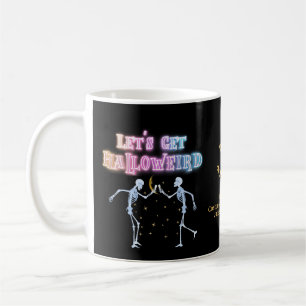 Mug Skull Neon Halloween Halloween Skeletons dansants