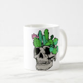 Mug Skull Plant  Cute Garden Doll Planters Funny Garde (Devant droit)