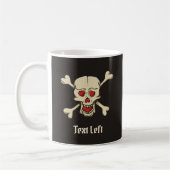 Mug Skull with Hearts (Gauche)