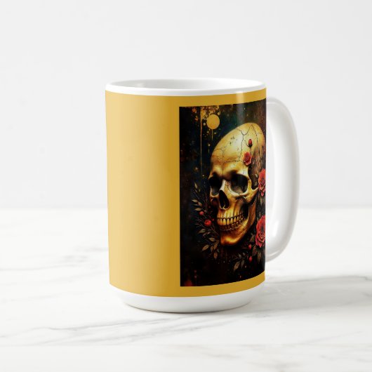 Mug Skulls and Roses (Devant droit)