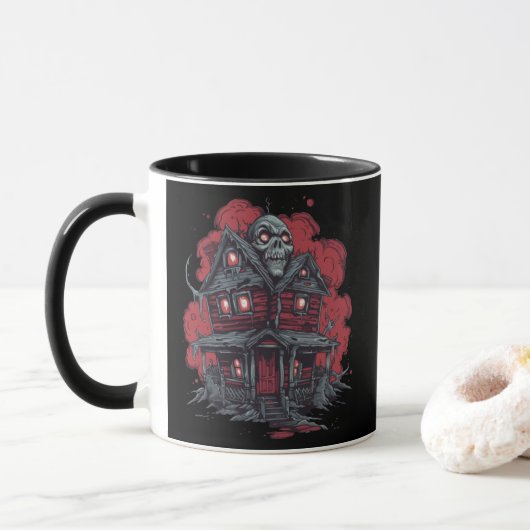 Mug Skulltop Manor : Un cauchemar lâché (Avec donut)