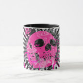 Mug skullz, avec des bulles. (Centre)