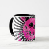 Mug skullz, avec des bulles. (Devant gauche)
