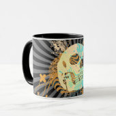 Mug skullz, avec des bulles. (Devant gauche)