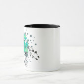 Mug skullz, avec des bulles. (Centre)