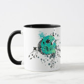 Mug skullz, avec des bulles. (Gauche)
