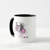 Mug skullz. flèches droites torsadées. (Devant gauche)