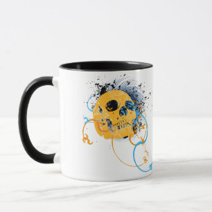 Mug skullz. vers le haut flèches tordues.