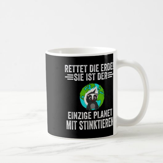 Mug Skunks astronautes de la protection de l'environne (Droite)