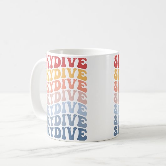 Mug Skydive Groovy Skydiving (Devant gauche)