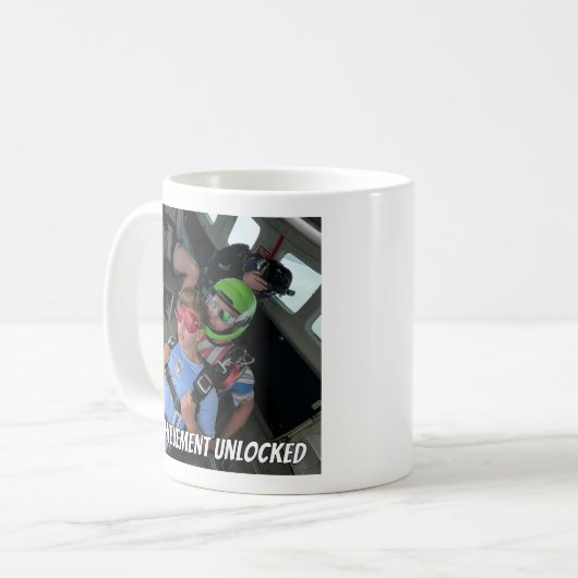 Mug Skydive - Réalisation déverrouillée (Devant gauche)