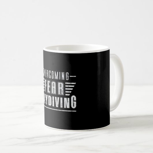 Mug Skydive Skydive Skydiver Plane Jump Funny Cadeau (Devant droit)