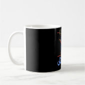 Mug Skydiver Retro Garder le calme Drôle cadeau (Gauche)