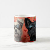 Mug Skye Terrier avec Roses de la Saint-Valentin (Centre)