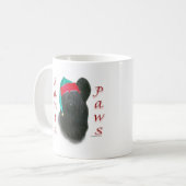 Mug Skye Terrier Père Noël Paws (Devant gauche)