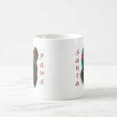 Mug Skye Terrier Père Noël Paws (Centre)