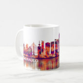 Mug Skyline Brésil Sao Paulo (Devant gauche)