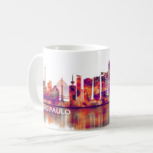 Mug Skyline Brésil Sao Paulo (Devant gauche)