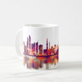 Mug Skyline d'Abou Dhabi (Devant gauche)