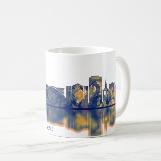 Mug Skyline d'Athènes (Devant droit)