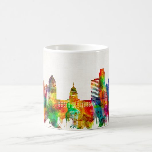 Mug Skyline d'Austin Texas (Centre)