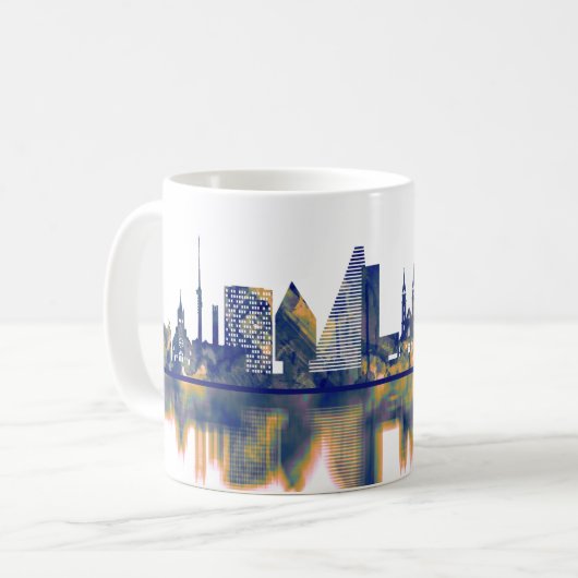 Mug Skyline de Bâle (Devant gauche)