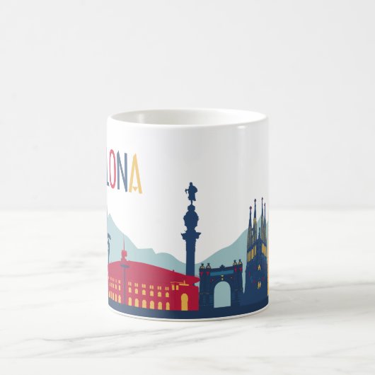 Mug Skyline de Barcelone (Centre)