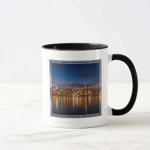 Mug Skyline De Chicago La Nuit