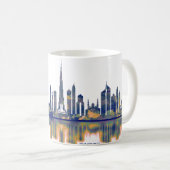 Mug Skyline de Dubaï (Devant droit)