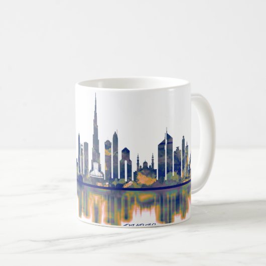 Mug Skyline de Dubaï (Devant droit)