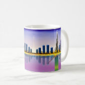 Mug Skyline de Dubaï avec le gratte-ciel Burj Khalifa (Devant droit)