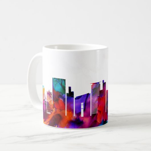 Mug Skyline de Dusseldorf (Devant gauche)