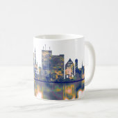 Mug Skyline de Gdansk (Devant droit)