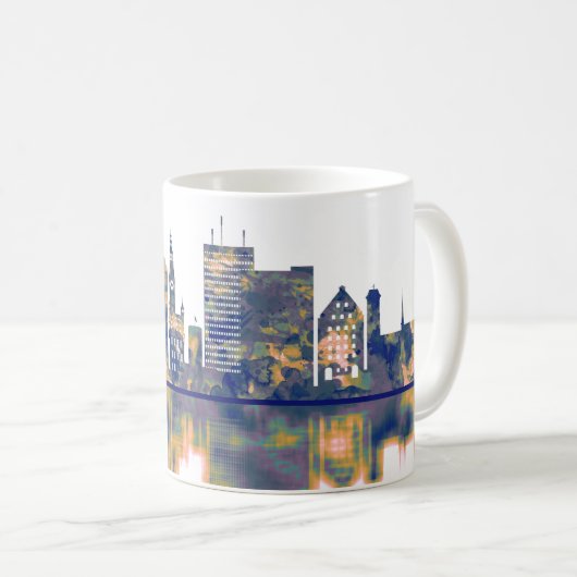Mug Skyline de Gdansk (Devant droit)