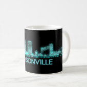 Mug Skyline de Jacksonville (Devant droit)
