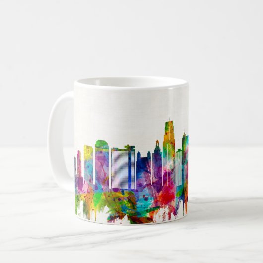 Mug Skyline de Kansas City Missouri (Devant gauche)