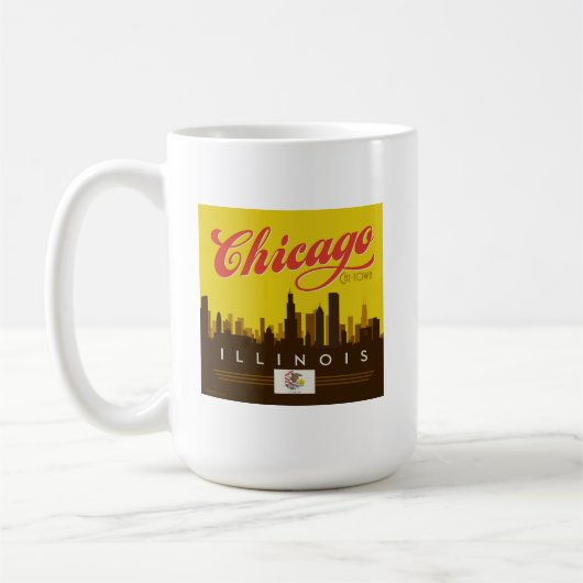 Mug Skyline de l'Illinois (Gauche)