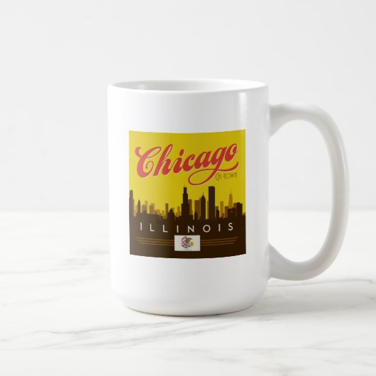 Mug Skyline de l'Illinois (Droite)