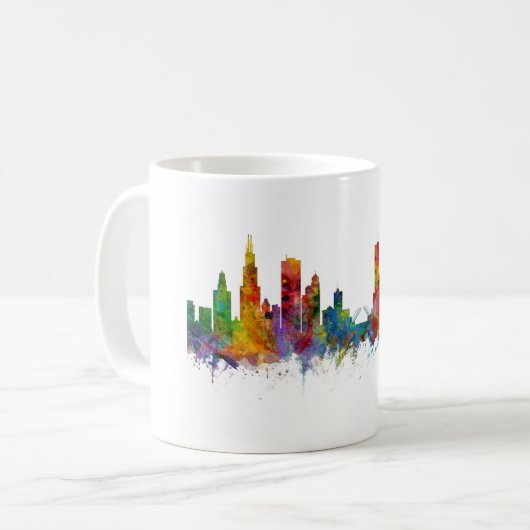Mug Skyline de l'Illinois (Devant gauche)