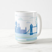 Mug Skyline de Londres (Devant droit)