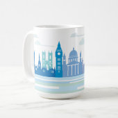 Mug Skyline de Londres (Devant gauche)