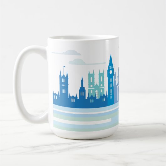 Mug Skyline de Londres (Gauche)