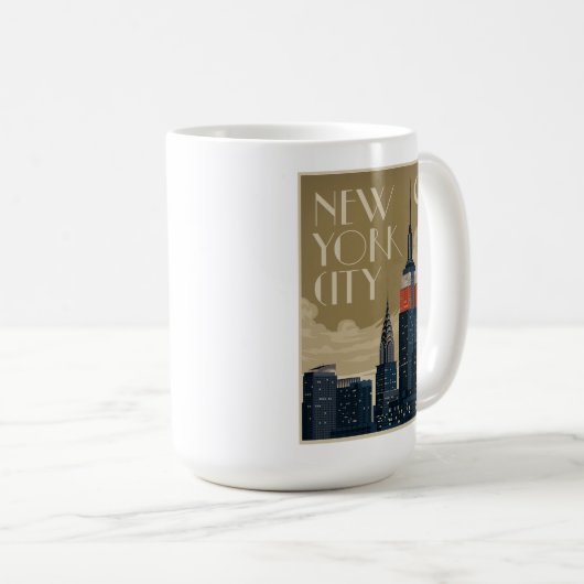 Mug Skyline de New York (Devant droit)