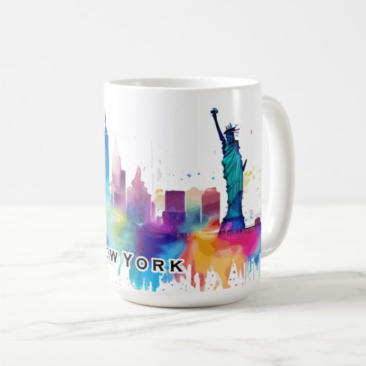 Mug Skyline de New York (Devant droit)