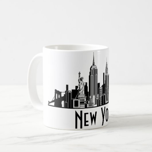 Mug Skyline de New York (Devant gauche)