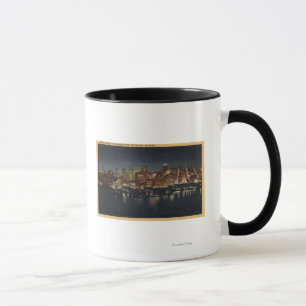 Mug Skyline de nuit de "La ville reine de